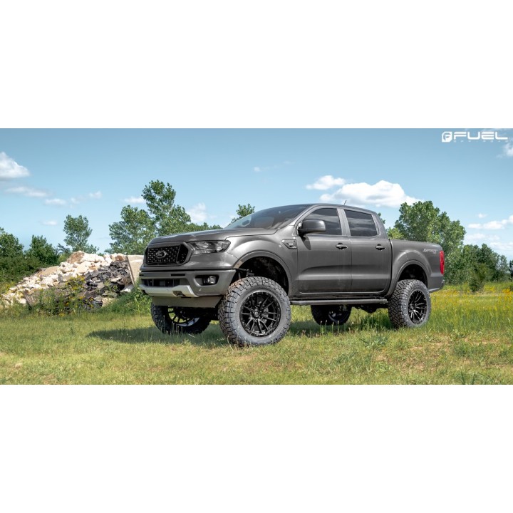 Jantă de Aluminiu, FUEL REBEL, 20x9.0, ET 20, 6x139.7, 106.10, Negru - EDK.ro