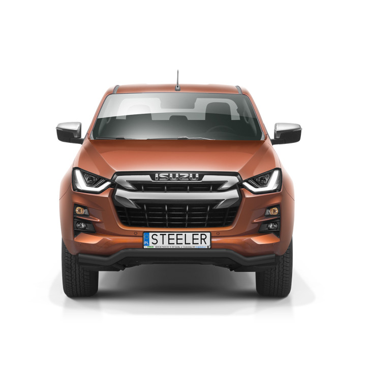 EC Homologated Bullbar, Steeler 4x4 Sport Bar, Color Silver, Isuzu D-Max 2020 - Present - EDK.ro