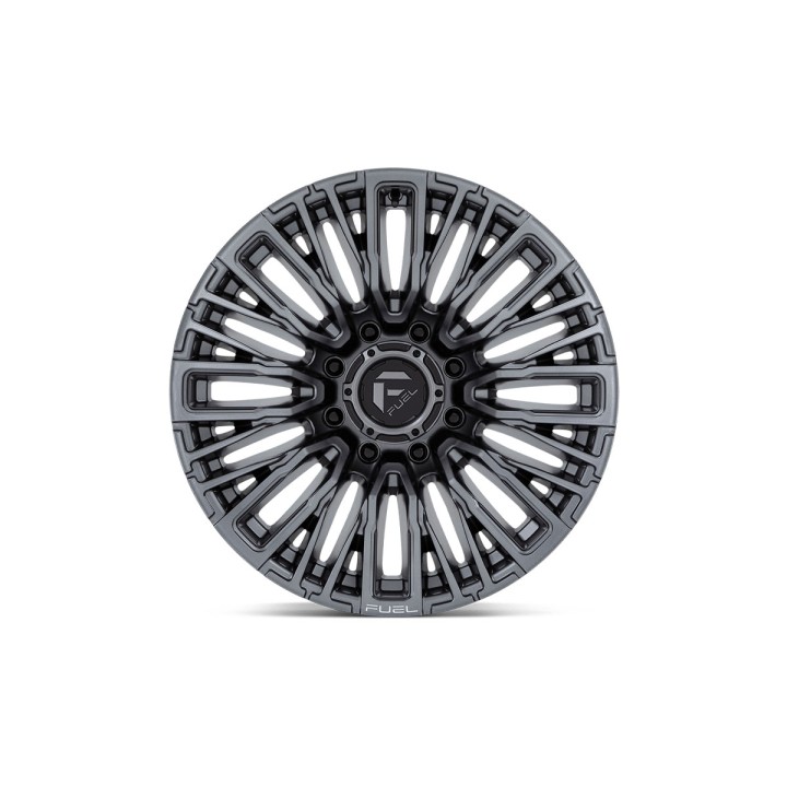 Jantă de Aluminiu, FUEL REBAR, 20x9.0, ET 20, 6x139.7, 106.10, Gri Metalizat - EDK.ro