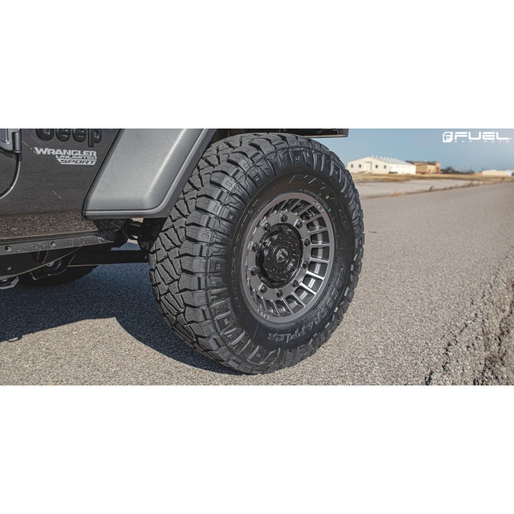 Jantă de Aluminiu, FUEL MILITIA, 17x9.0, ET 1, 6x135 / 6x139.7, 106.10, Negru - EDK.ro