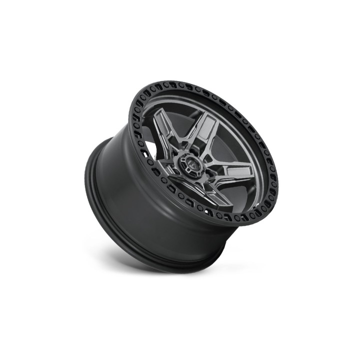 Jantă de Aluminiu, FUEL KICKER, 17x9.0, ET 12, 6x114.3, 66.06, Negru - EDK.ro