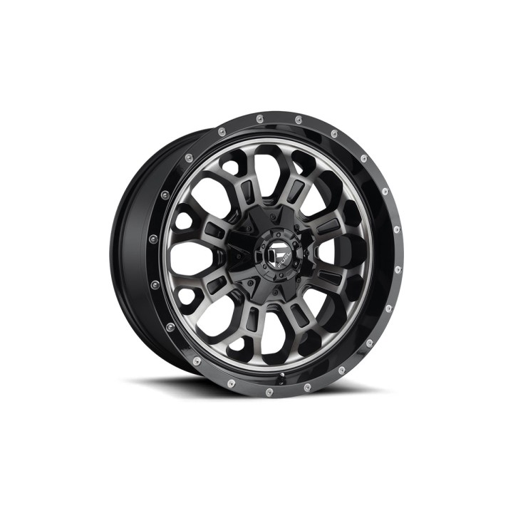 Alloy Wheel, FUEL CRUSH, 20x10.0, ET -18, 5x114.3 / 5x127, 78.10, Gray - EDK.ro