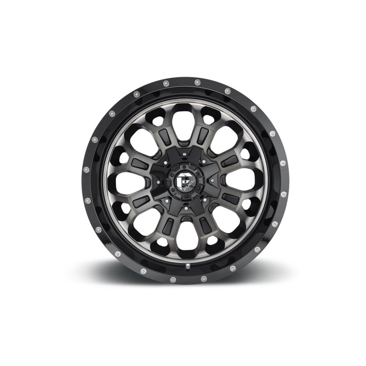 Jantă de Aluminiu, FUEL CRUSH, 20x10.0, ET -18, 5x114.3 / 5x127, 78.10, Gri - EDK.ro