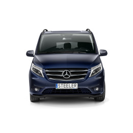 Bullbar Omologat RAR, Steeler 4x4 Sport Bar, Culoare Negru, Mercedes-Benz Vito 2014 - 2024 - EDK.ro