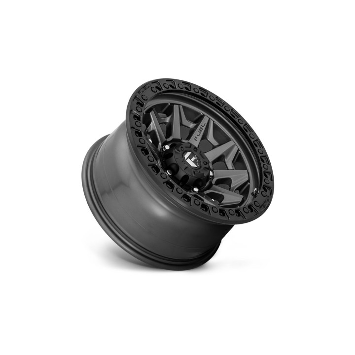 Jantă de Aluminiu, FUEL COVERT, 20x10.0, ET 18, 5x127, 71.50, Negru - EDK.ro