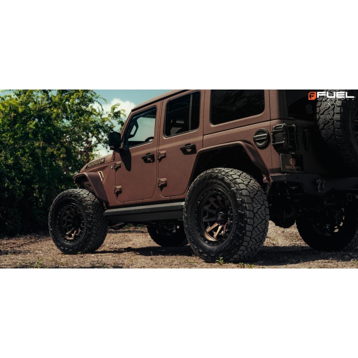 Jantă de Aluminiu, FUEL COVERT, 18x9.0, ET 20, 6x139.7, 106.10, Negru - EDK.ro