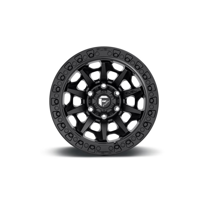 Jantă de Aluminiu, FUEL COVERT, 18x9.0, ET 20, 6x139.7, 106.10, Negru - EDK.ro