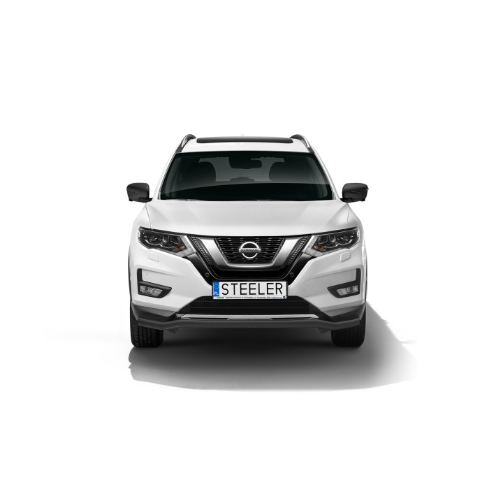 Bullbar Omologat RAR, Steeler 4x4 Sport Bar, Culoare Argintiu, Nissan X-Trail 2018 - 2021 - EDK.ro