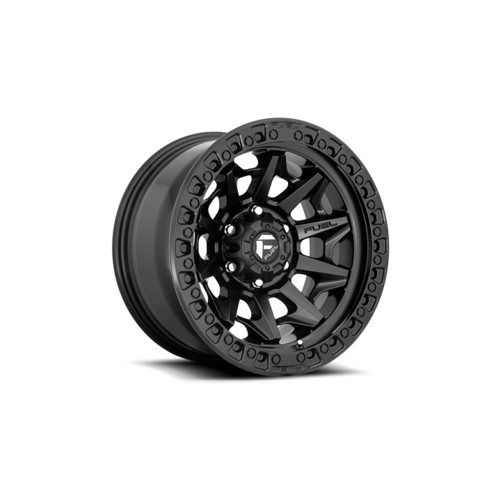 Alloy Wheel, FUEL COVERT, 17x9.0, ET -12, 6x139.7, 106.10, Black - EDK.ro