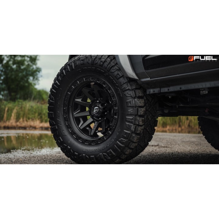 Alloy Wheel, FUEL COVERT, 17x8.5, ET 14, 6x139.7, 106.10, Black - EDK.ro