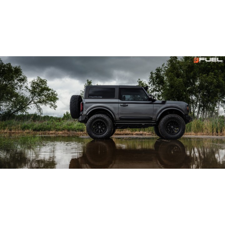 Jantă de Aluminiu, FUEL COVERT, 17x8.5, ET 14, 6x139.7, 106.10, Negru - EDK.ro