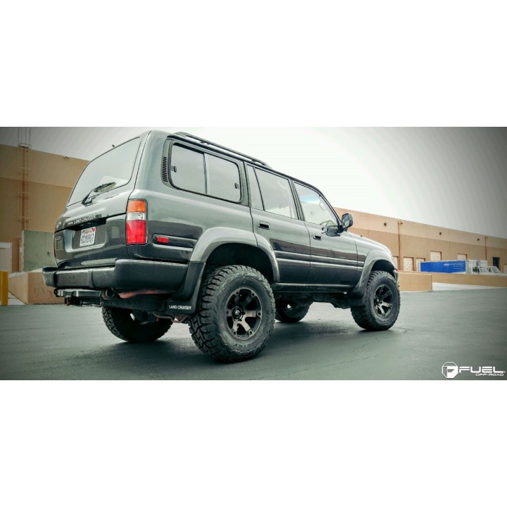 Jantă de Aluminiu, FUEL BEAST, 18x9.0, ET 19, 6x139.7, 106.10, Negru - EDK.ro