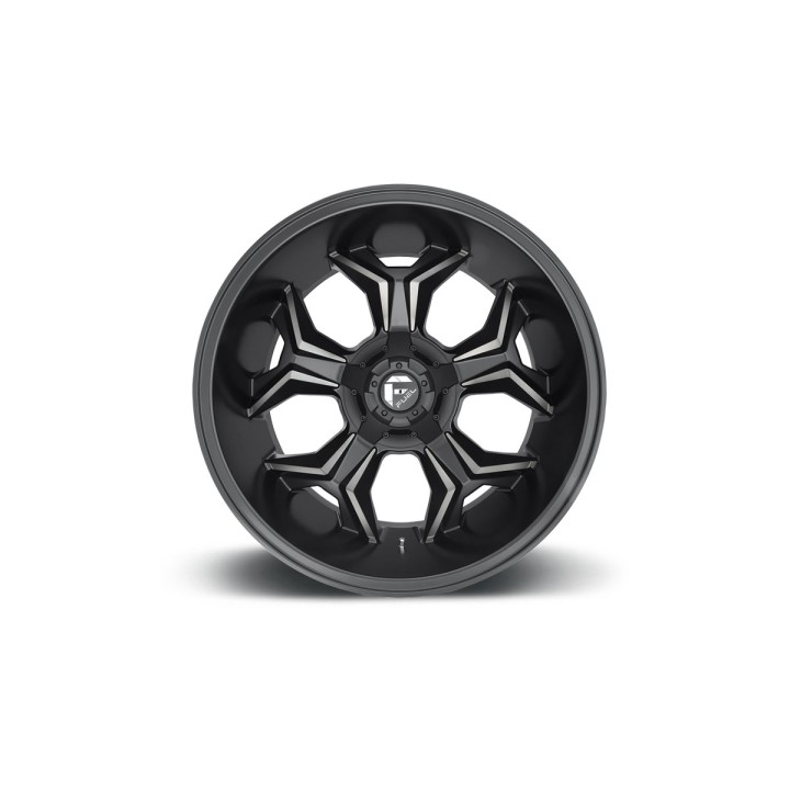 Alloy Wheel, FUEL AVENGER, 20x9.0, ET 20, 6x135 / 6x139.7, 106.10, Black - EDK.ro