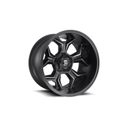 Jantă de Aluminiu, FUEL AVENGER, 20x9.0, ET 1, 5x114.3 / 5x127, 78.10, Negru - EDK.ro