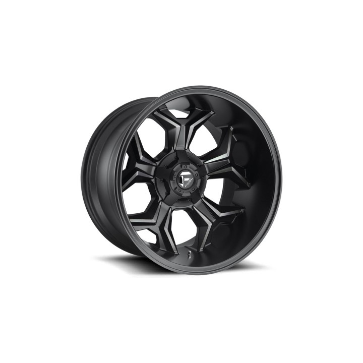 Alloy Wheel, FUEL AVENGER, 20x9.0, ET 1, 5x114.3 / 5x127, 78.10, Black - EDK.ro