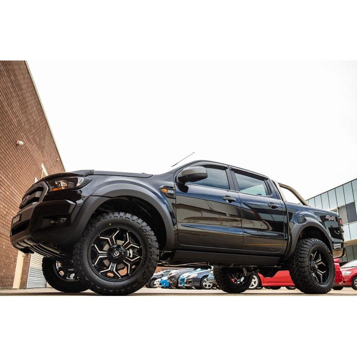 Jantă de Aluminiu, FUEL AVENGER, 20x9.0, ET 1, 5x114.3 / 5x127, 78.10, Negru - EDK.ro