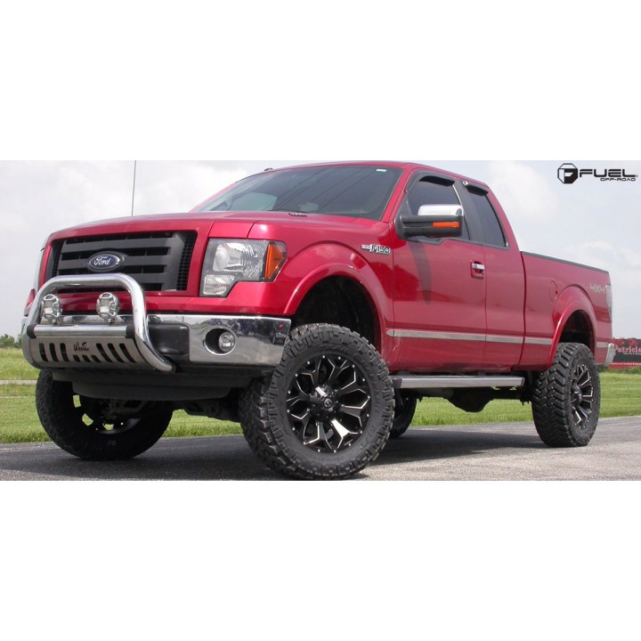 Alloy Wheel, FUEL ASSAULT, 22x10.0, ET 18, 5x114.3 / 5x127, 78.10, Black - EDK.ro
