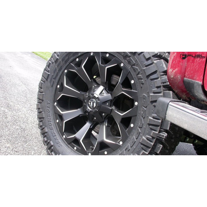 Jantă de Aluminiu, FUEL ASSAULT, 20x9.0, ET 30, 5x108 / 5x127, 71.50, Negru - EDK.ro