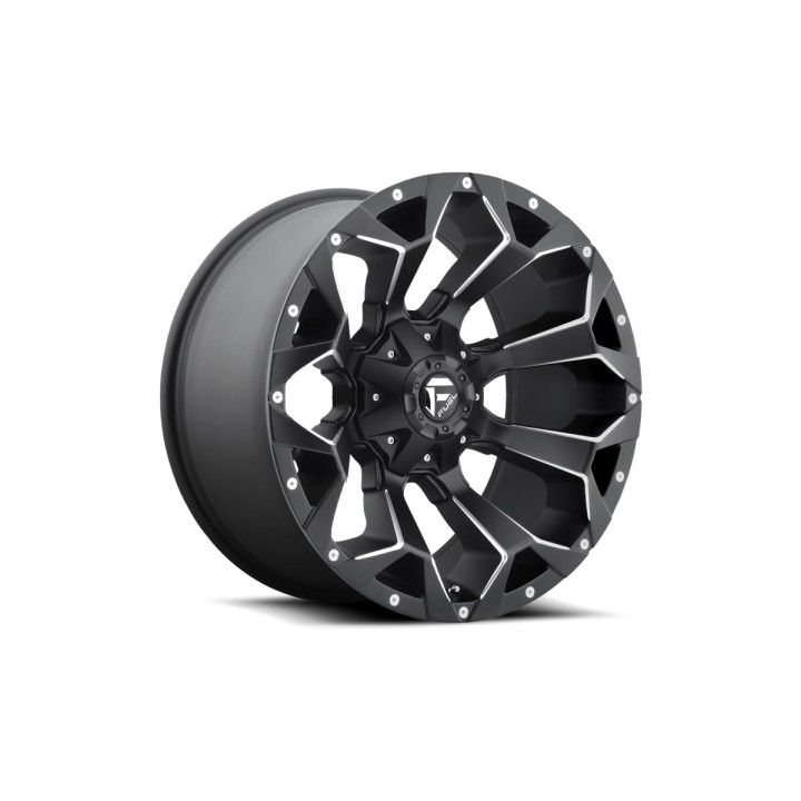 Jantă de Aluminiu, FUEL ASSAULT, 20x10.0, ET 18, 5x114.3 / 5x127, 78.10, Negru - EDK.ro