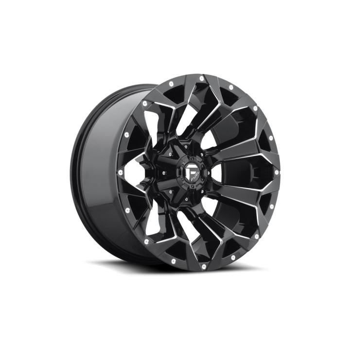 Jantă de Aluminiu, FUEL ASSAULT, 18x9.0, ET 1, 6x135 / 6x139.7, 106.10, Negru - EDK.ro