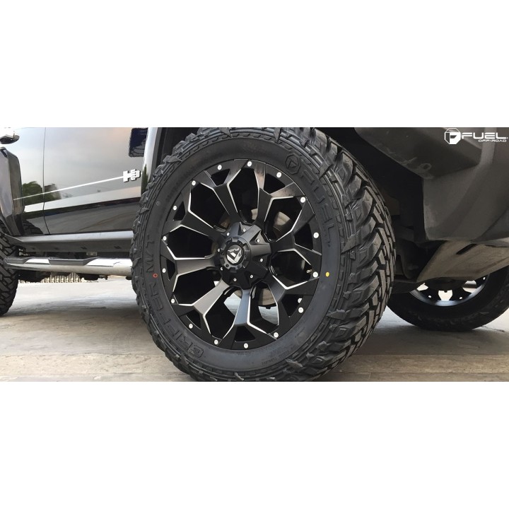 Jantă de Aluminiu, FUEL ASSAULT, 18x9.0, ET 1, 6x135 / 6x139.7, 106.10, Negru - EDK.ro