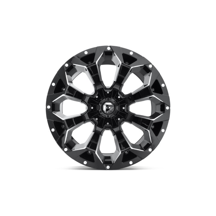 Jantă de Aluminiu, FUEL ASSAULT, 17x9.0, ET 1, 5x114.3 / 5x127, 78.10, Negru - EDK.ro