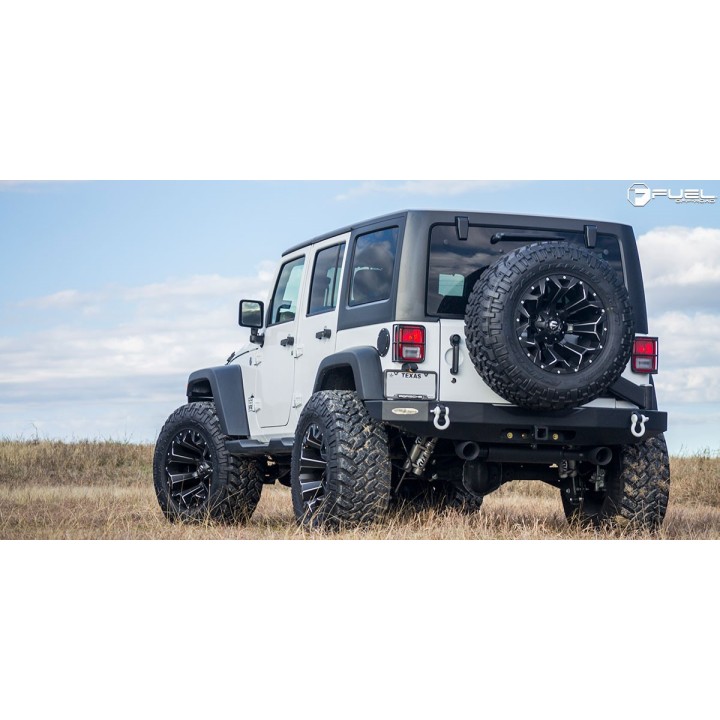 Alloy Wheel, FUEL ASSAULT, 17x8.5, ET 25, 5x108 / 5x127, 71.50, Black - EDK.ro