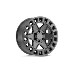 Alloy Wheel, Black Rhino YORK, 17x8.0, ET 52, 6x130, 84.10, Black - EDK.ro