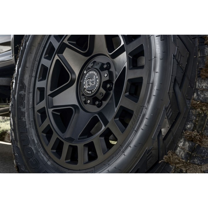 Alloy Wheel, Black Rhino YORK, 17x8.0, ET 52, 6x130, 84.10, Black - EDK.ro