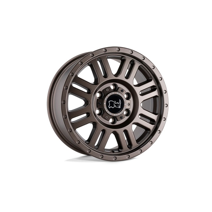 Alloy Wheel, Black Rhino YELLOWSTONE, 17x8.0, ET 45, 5x130, 78.10, Black - EDK.ro