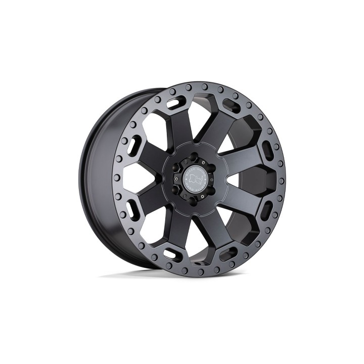 Jantă de Aluminiu, Black Rhino WARLORD, 17x8.0, ET 52, 6x130, 84.10, Negru - EDK.ro