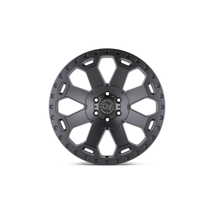 Jantă de Aluminiu, Black Rhino WARLORD, 17x8.0, ET 52, 6x130, 84.10, Negru - EDK.ro