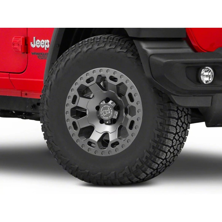 Alloy Wheel, Black Rhino WARLORD, 17x8.0, ET 52, 6x130, 84.10, Black - EDK.ro