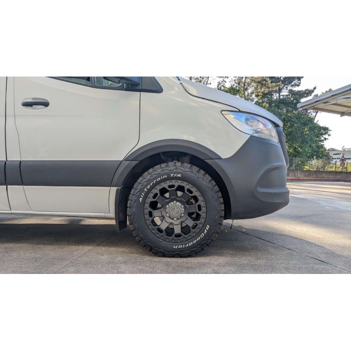 Alloy Wheel, Black Rhino WARLORD, 17x8.0, ET 52, 6x130, 84.10, Black - EDK.ro