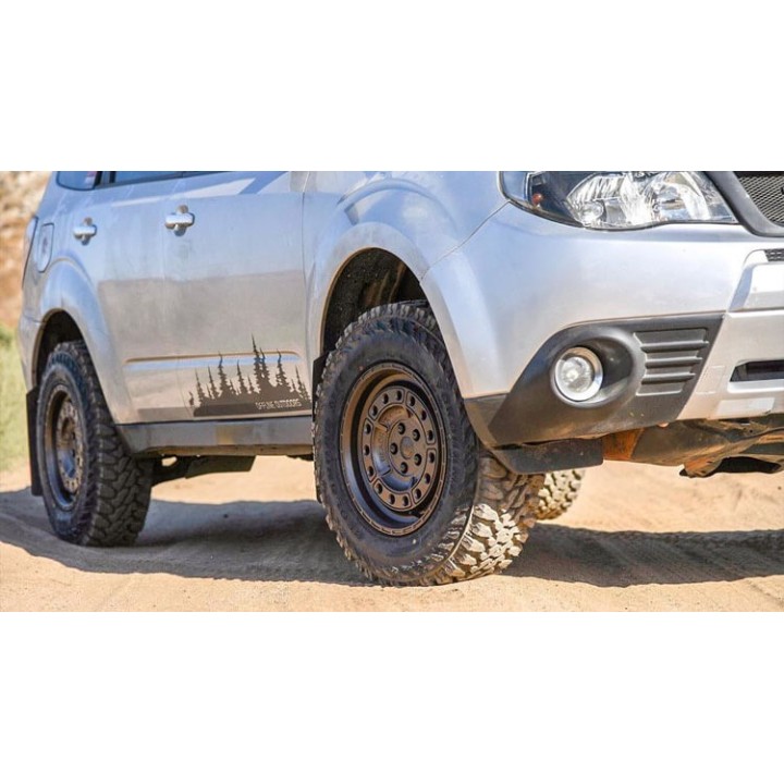 Jantă de Aluminiu, Black Rhino UNIT, 17x8.0, ET 30, 5x120, 76.1, Negru - EDK.ro