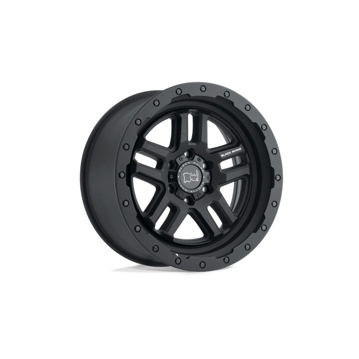 Jantă de Aluminiu, Black Rhino BARSTOW, 17x8.0, ET 30, 5x120, 76.1, Negru - EDK.ro