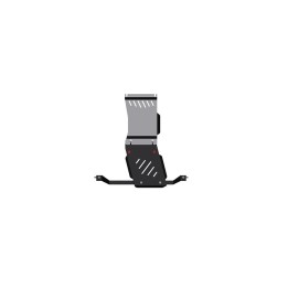 Steel Skid Plate for Gearbox and Transfer Case 2.5 mm, Sheriff, Jeep Grand Cherokee / Commander 2005 - 2010 - EDK.ro