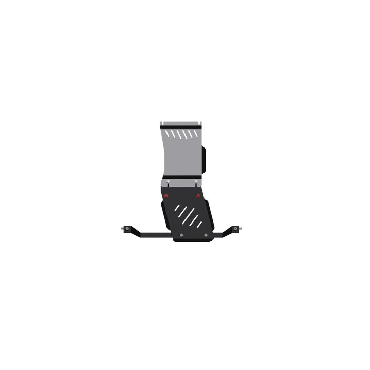 Scut Cutie de Viteze și Cutie de Transfer din Oțel 2.5 mm, Sheriff, Jeep Grand Cherokee / Commander 2005 - 2010 - EDK.ro
