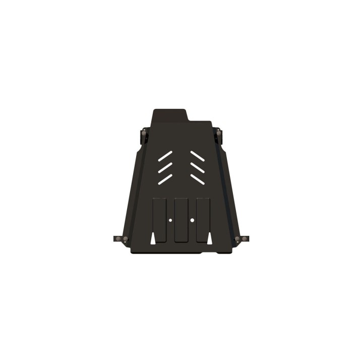 Steel Skid Plate for Gearbox and Transfer Case 2 mm, Sheriff Punched, Suzuki Jimny 2003 - 2018 - EDK.ro