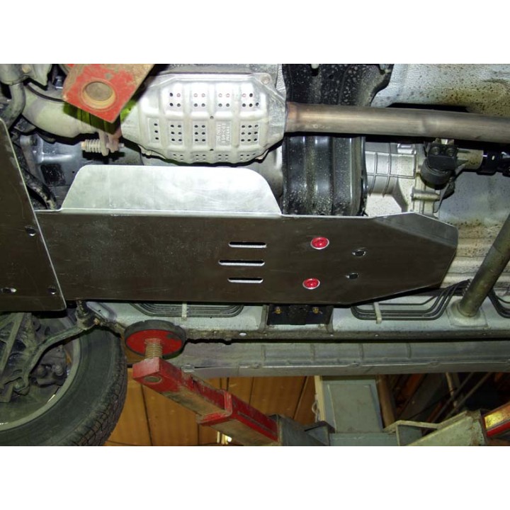 Aluminium Skid Plate for Gearbox and Transfer Case 5 mm, Sheriff, Suzuki Grand Vitara 1998 - 2005 - EDK.ro