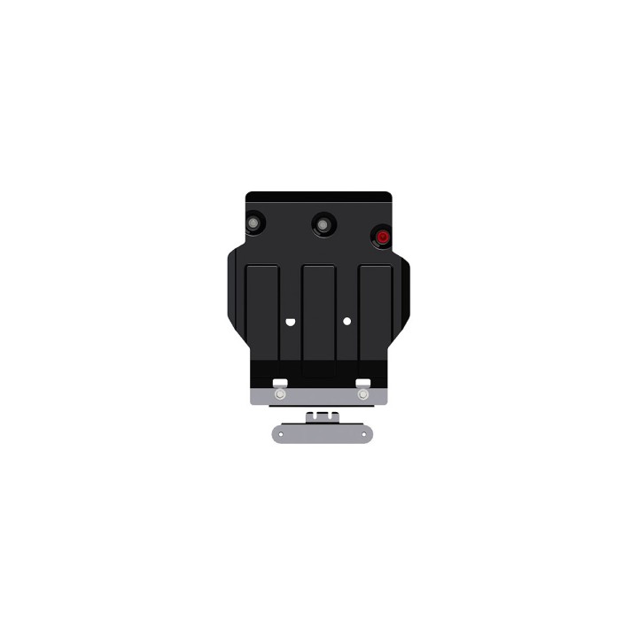 Steel Skid Plate for Gearbox 2.5 mm, Sheriff Punched - EDK.ro