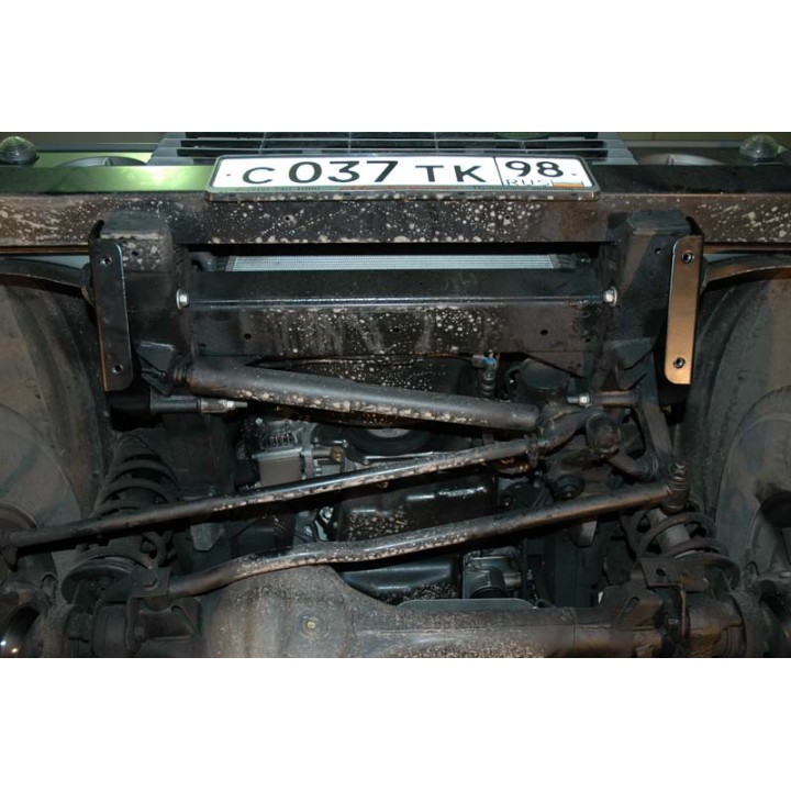 Aluminium Skid Plate for Steering Rods 5 mm, Sheriff, Land Rover Defender 110 / 90 1983 - 2017 - EDK.ro