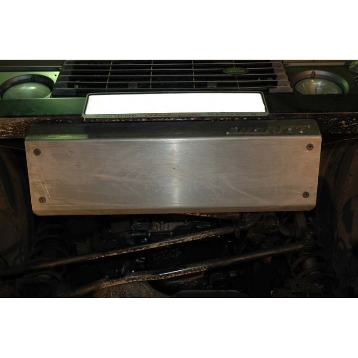 Aluminium Skid Plate for Steering Rods 5 mm, Sheriff, Land Rover Defender 110 / 90 1983 - 2017 - EDK.ro