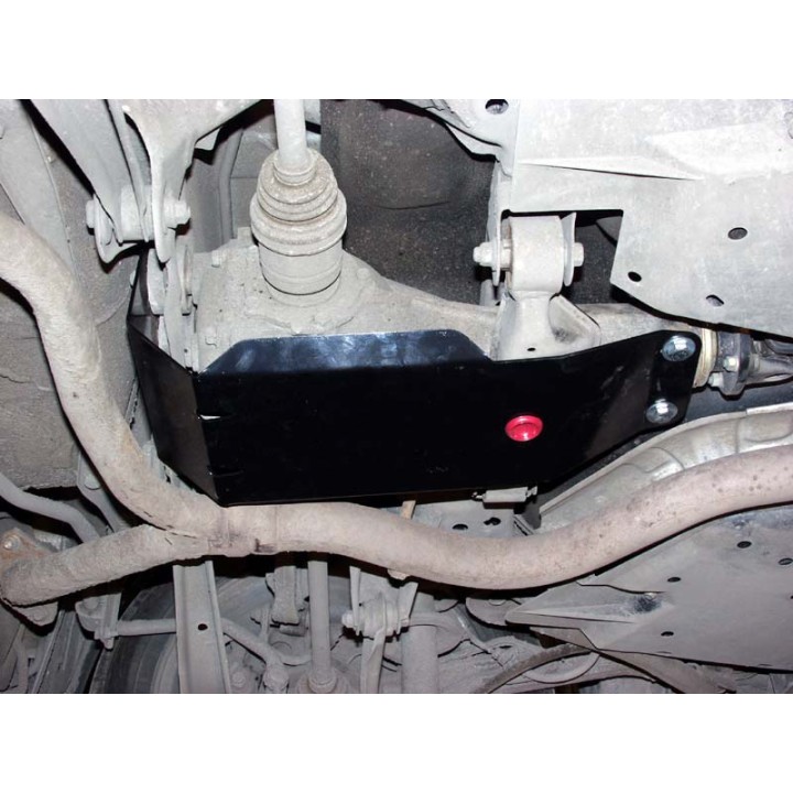 Steel Skid Plate for Rear Differential 2.5 mm, Sheriff, Subaru Outback 2003 - 2008 - EDK.ro