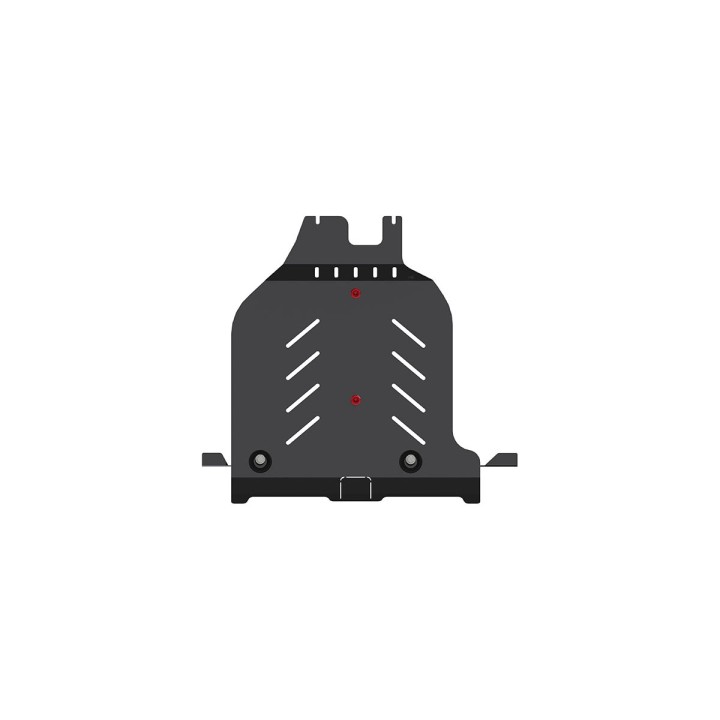 Scut Bară Spate din Oțel 2.5 mm, Sheriff, Nissan X-Trail 2007 - 2014 - EDK.ro