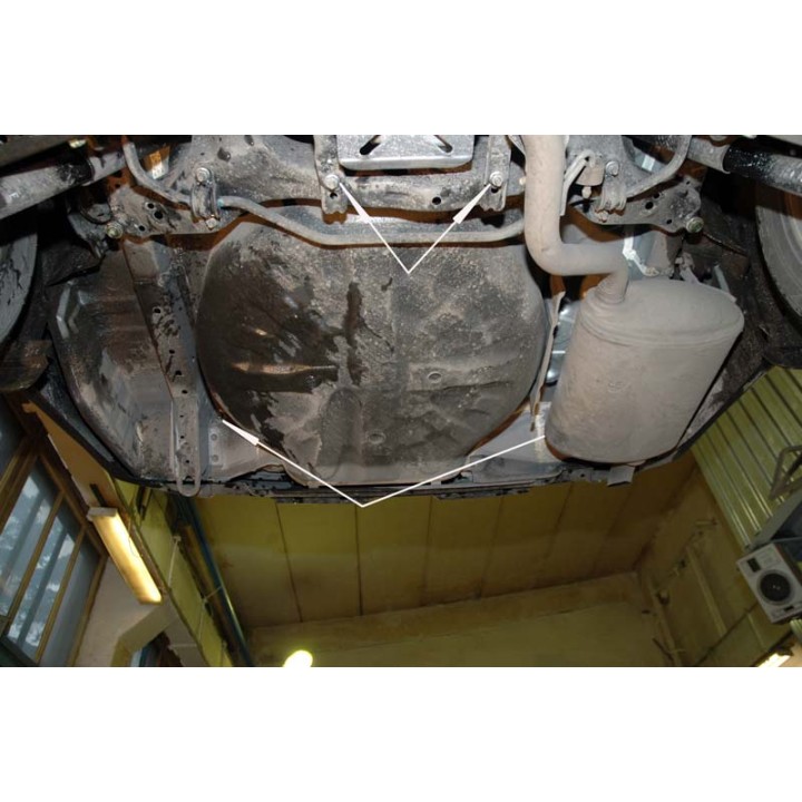 Scut Bară Spate din Oțel 2.5 mm, Sheriff, Nissan X-Trail 2007 - 2014 - EDK.ro