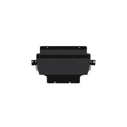 Steel Skid Plate for Radiator 2.5 mm, Sheriff, Nissan Navara / Pathfinder 2005 - 2015 - EDK.ro