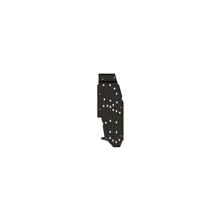Steel Skid Plate for Fuel Tank 2.5 mm, Sheriff, Toyota Land Cruiser 2008 - 2020 - EDK.ro
