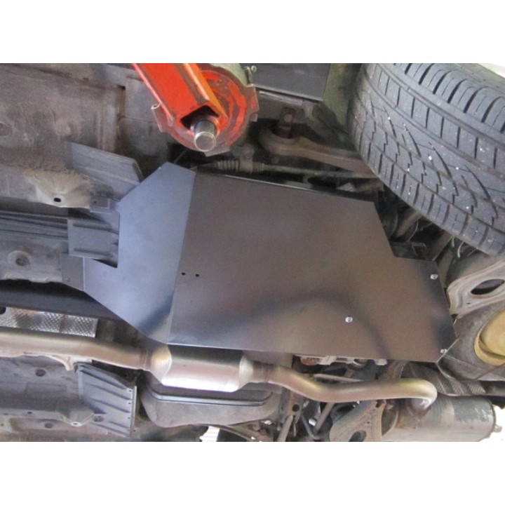 Steel Skid Plate for Fuel Tank 2.5 mm, Sheriff, Mitsubishi Outlander 2010 - 2012 - EDK.ro