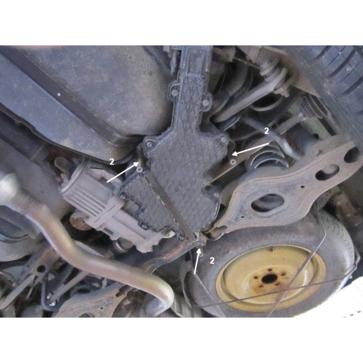 Scut Rezervor din Oțel 2.5 mm, Sheriff, Mitsubishi Outlander 2010 - 2012 - EDK.ro